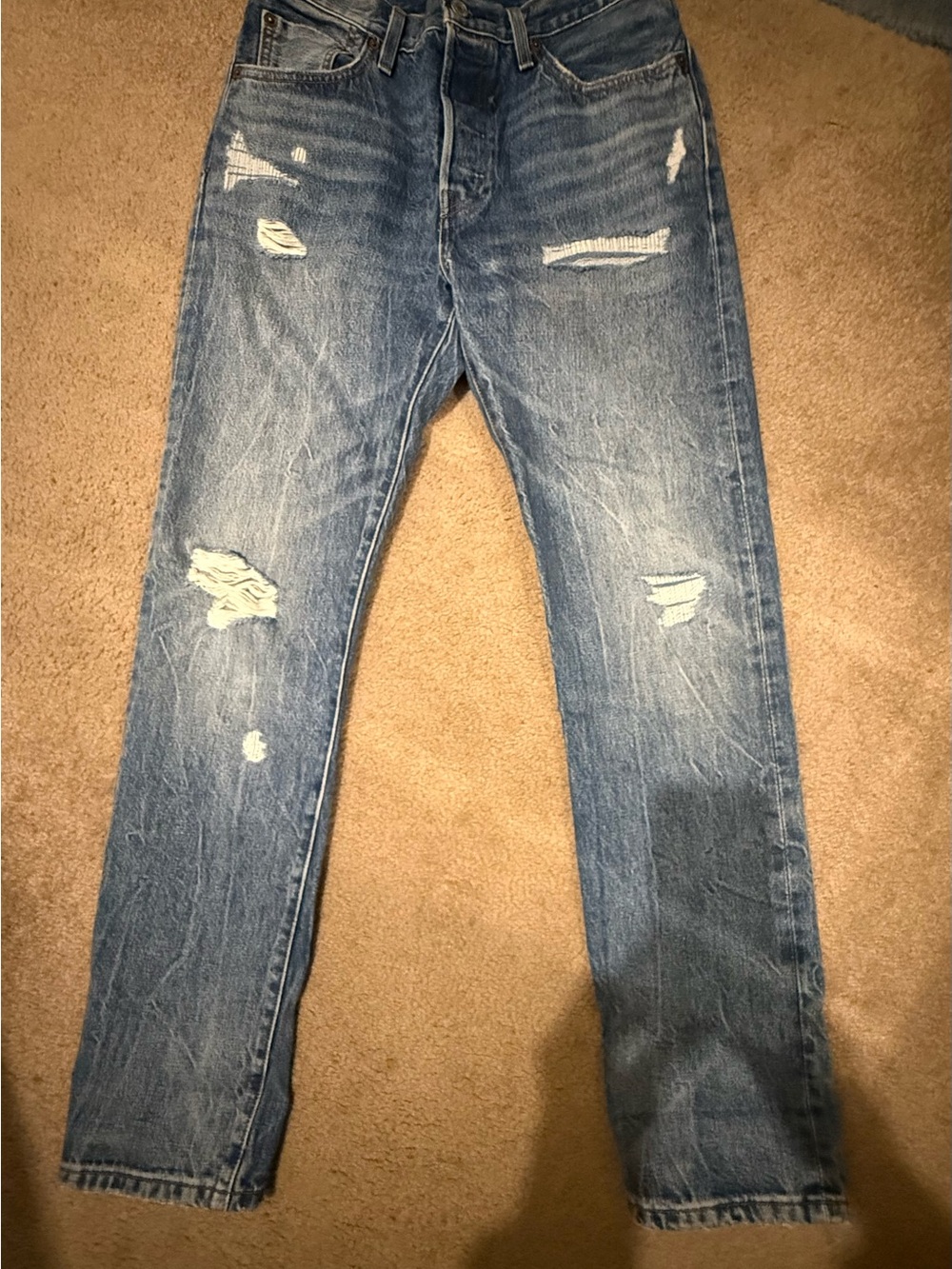 Levi's 501 selvedge 150th anniversary Straight Jeans